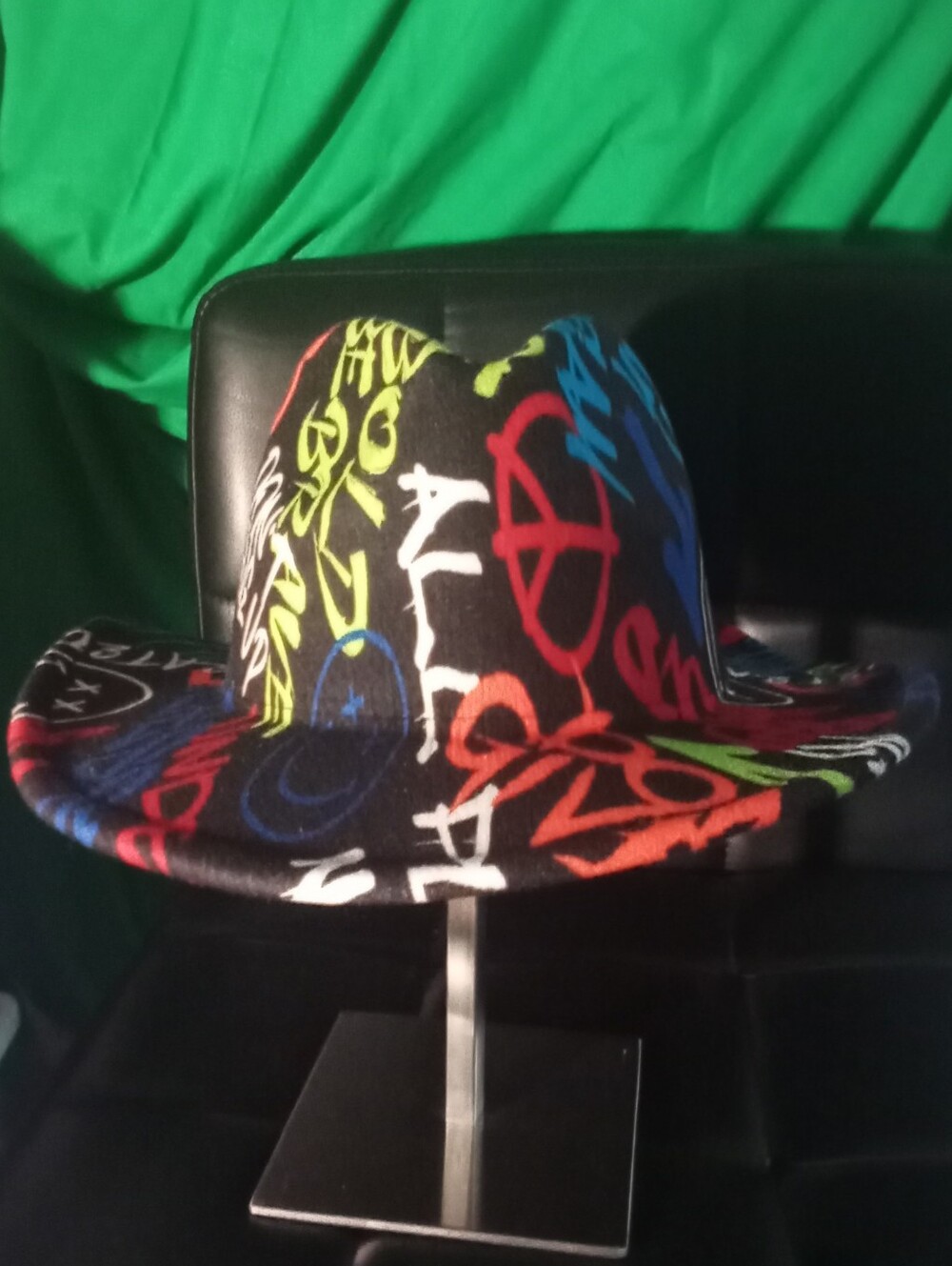 Multicolor Graffiti Kids Fedora Hat